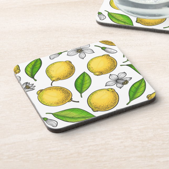 Lemons Beverage Coaster (Left Side)