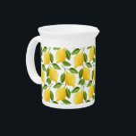 Lemons beverage pitcher<br><div class="desc">Enjoy your outdoor party with a bright lemons beverage pitcher. Matching paper plates and napkins available to match.</div>