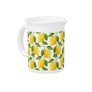 Lemons  beverage pitcher