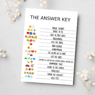 Lemons Blossom Double-Sided Bridal Shower Game