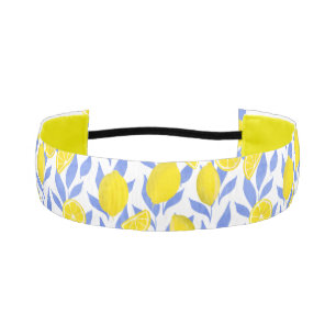 Lemons Blue Mediterranean Athletic Headband