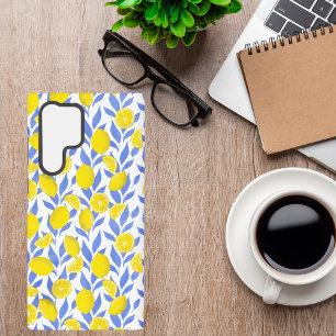 Lemons Blue Mediterranean Samsung Galaxy S22 Ultra Case