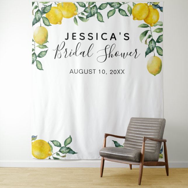 Lemons Bridal Shower Backdrop Photo booth (In Situ)