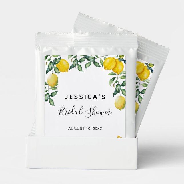 Lemons Bridal Shower Favors Lemonade Drink Mix (Pair)
