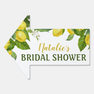 Lemons Bridal Shower Sign