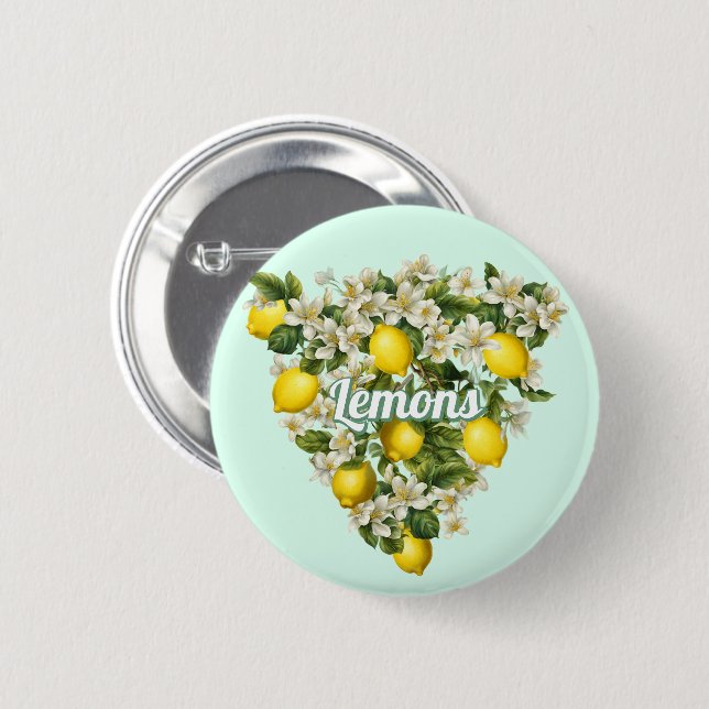 Lemons Button (Front & Back)