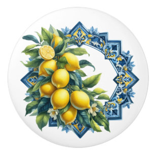 Lemons Ceramic Knob