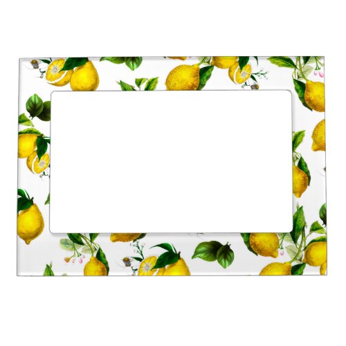 Lemonscitrusmediterranean art    magnetic frame