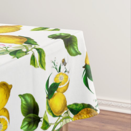 Lemonscitrusmediterranean art tablecloth