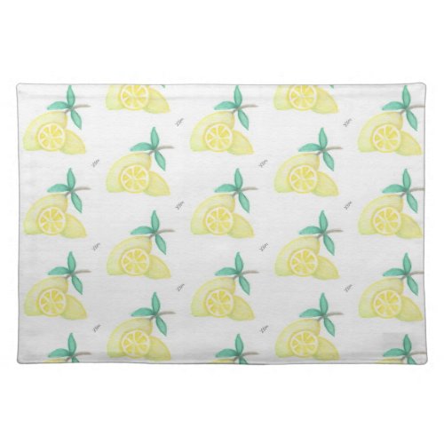 Lemons Cloth Placemat