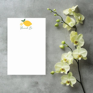 Lemons CUSTOM Name Cute Illustration  Post-it Notes