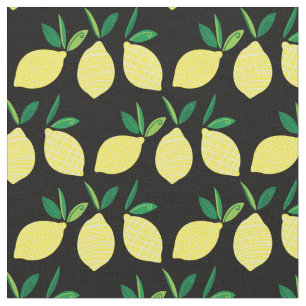 Lemons Cute Summer Fruit Fabric