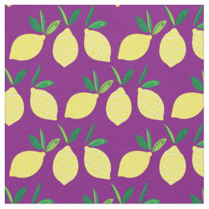 Lemons Cute Summer Fruit Fabric
