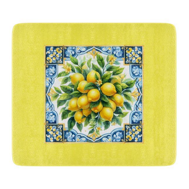 Lemons Cutting Board (Front)