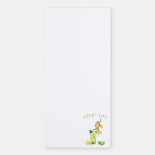 Lemons Drink Magnetic Notepad