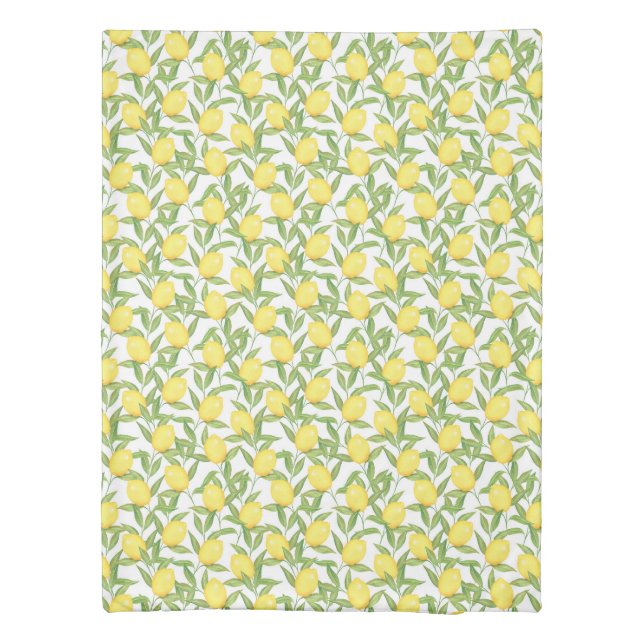 Lemons Duvet Cover (Back)