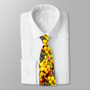 Lemons fashion for men neck tie