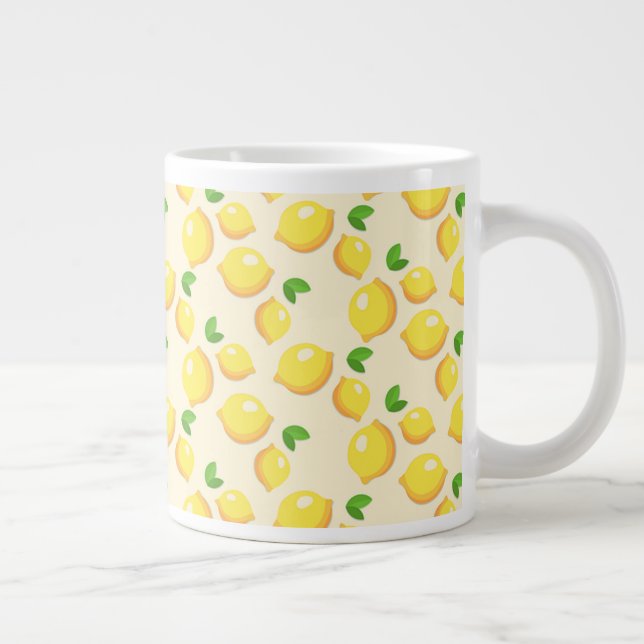Lemons Giant Coffee Mug (Right)