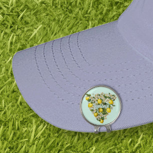 Lemons Golf Hat Clip