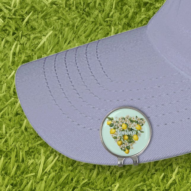 Lemons Golf Hat Clip (Creator Uploaded)