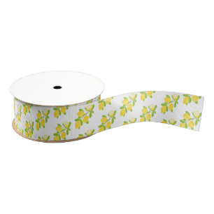 Lemons Grosgrain Ribbon