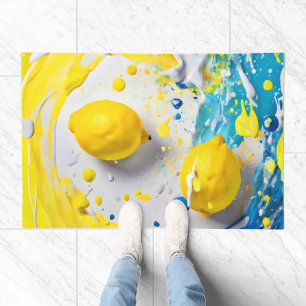 Lemons in a Splash Doormat