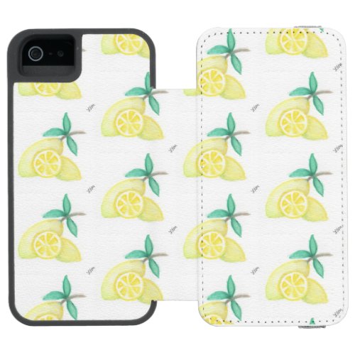 Lemons iPhone SE55s Wallet Case