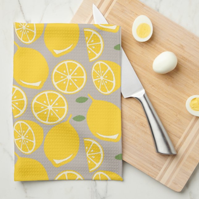 Lemons Kitchen Towel (Quarter Fold)