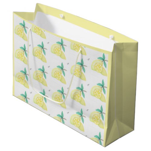 Lemons Large Gift Bag