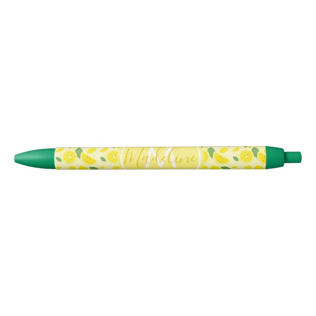 Lemons Leaf Pattern Name Initial | Pen (Front)