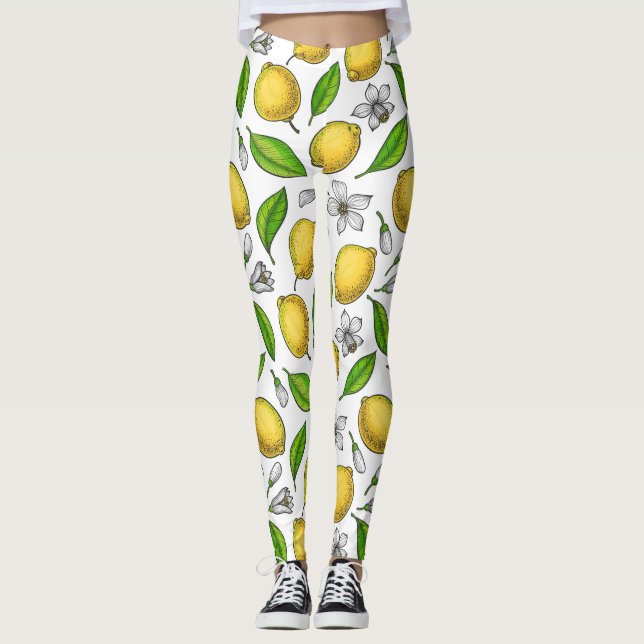 Lemons Leggings (Front)