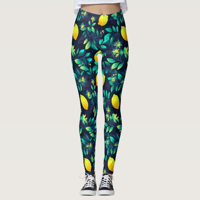 Lemons Leggings (Front)