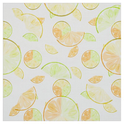 lemons lime orange slices fruit citrus nature fabric