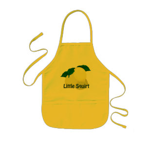 Lemons Little Squirt Kids Yellow Apron