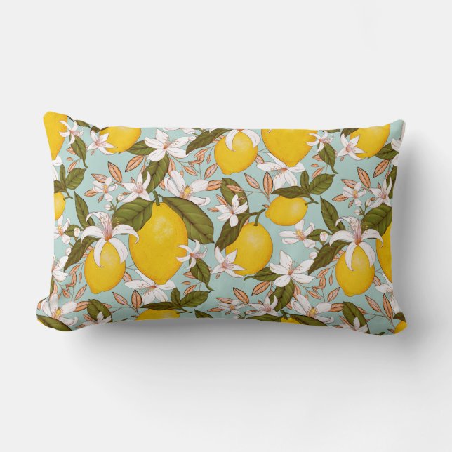 Lemons Lumbar Pillow (Front)