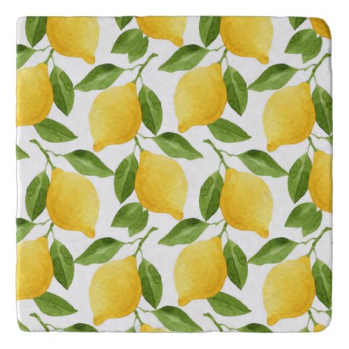 Lemons marble coaster