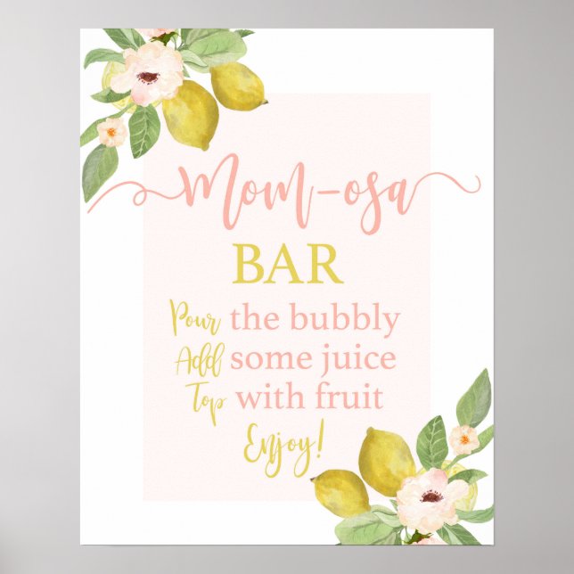 Lemons Momosa sign (Front)