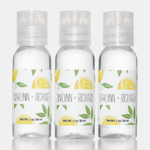 Lemons Monogram Hand Sanitizer