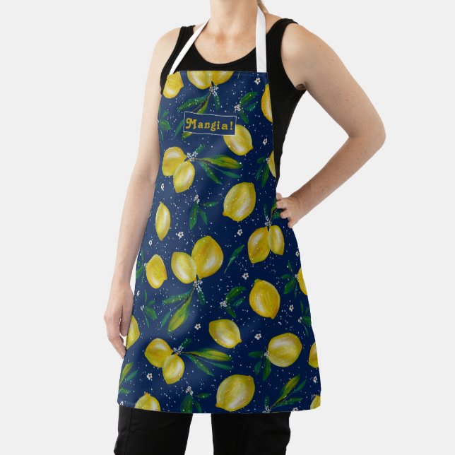 Lemons of Sorrento"Mangia!" Italian Inspired Apron (Insitu)