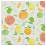 Lemons Oranges Grapefruit Citrus Fruit Watercolor Fabric