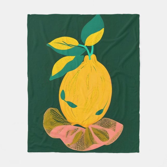 Lemon's Out of The Net Bag Fleece Blanket (Front)