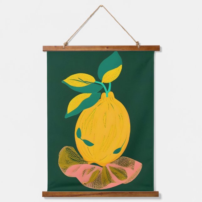 Lemon's Out of The Net Bag Hanging Tapestry (Front)