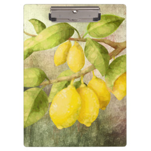 Lemons Painting Clipboard