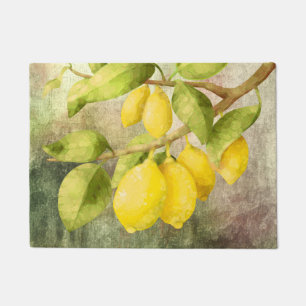 Lemons Painting  Doormat