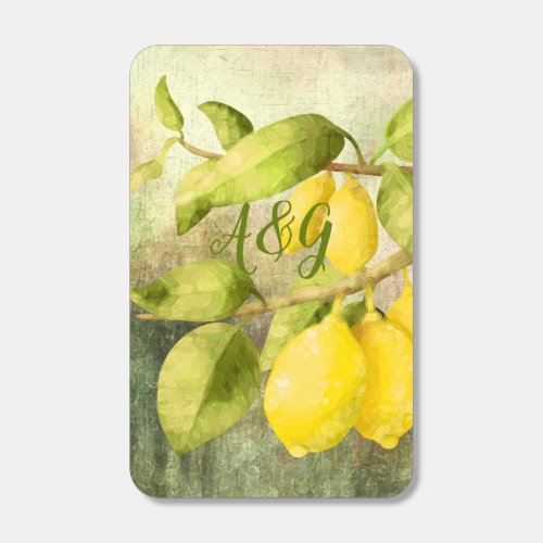 Lemons Painting personalized Matchboxes