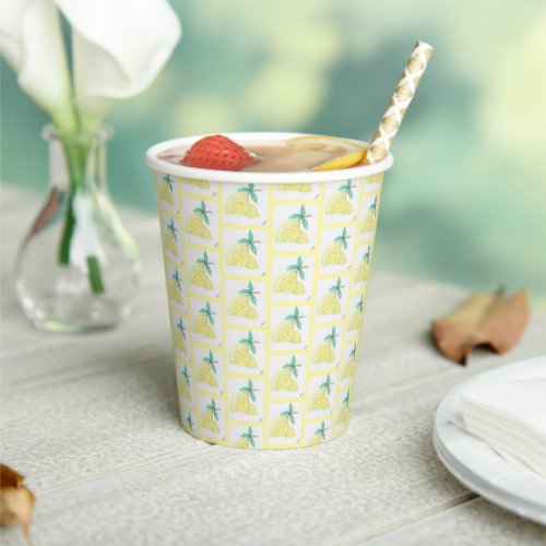 Lemons Paper Cups