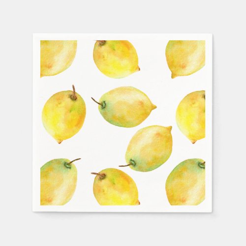 Lemons Paper Napkins