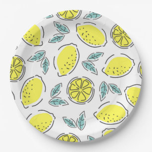 Lemons Paper Plates