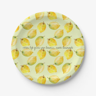 Lemons Paper Plates