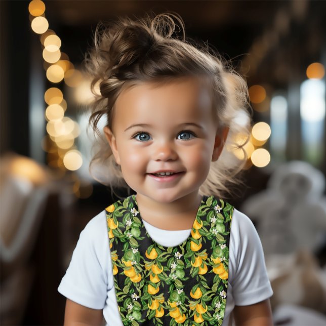 Lemons Pattern Baby Bib (Creator Uploaded)
